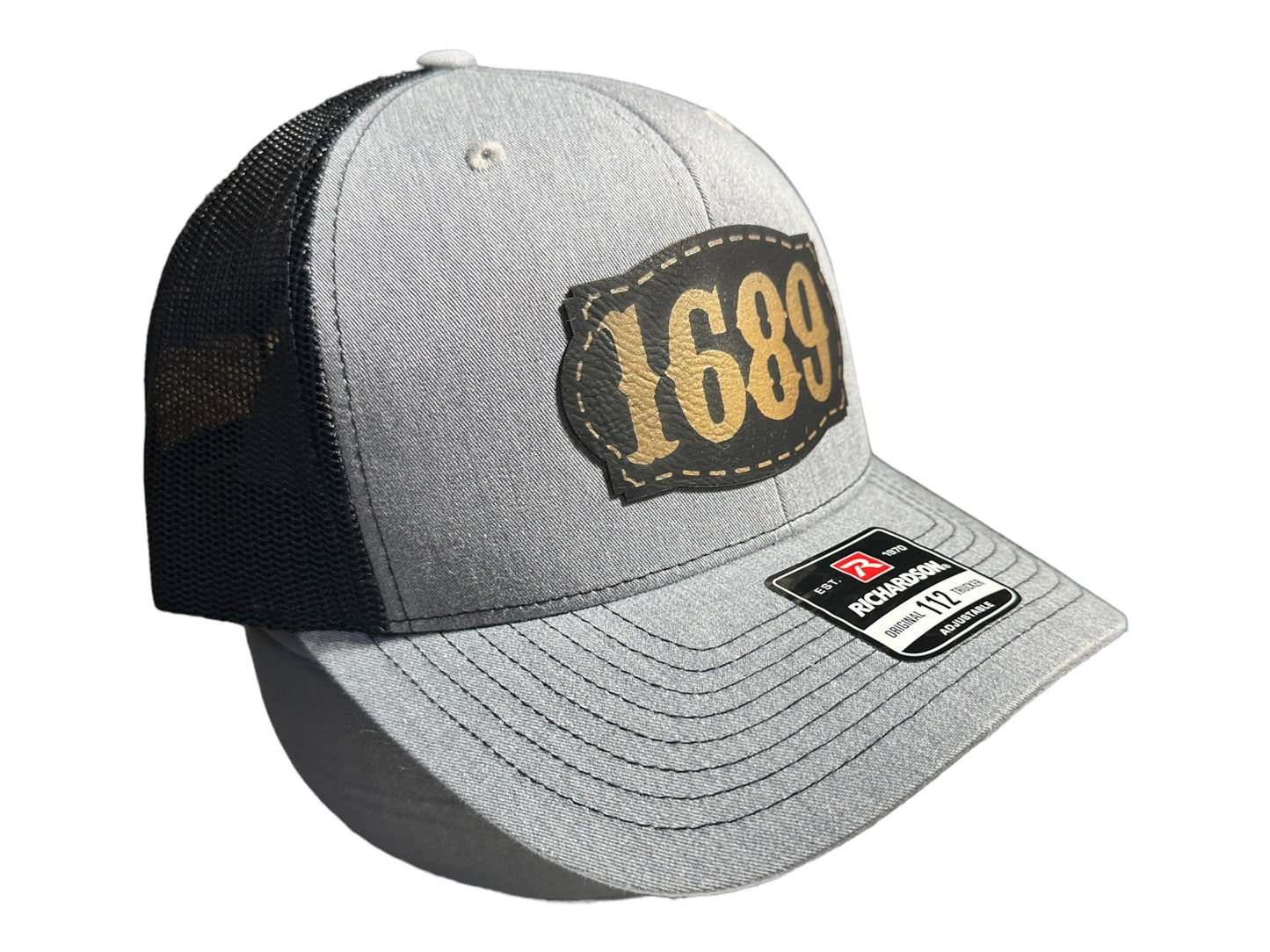 1689 Style Black/Gold Patch Hat
