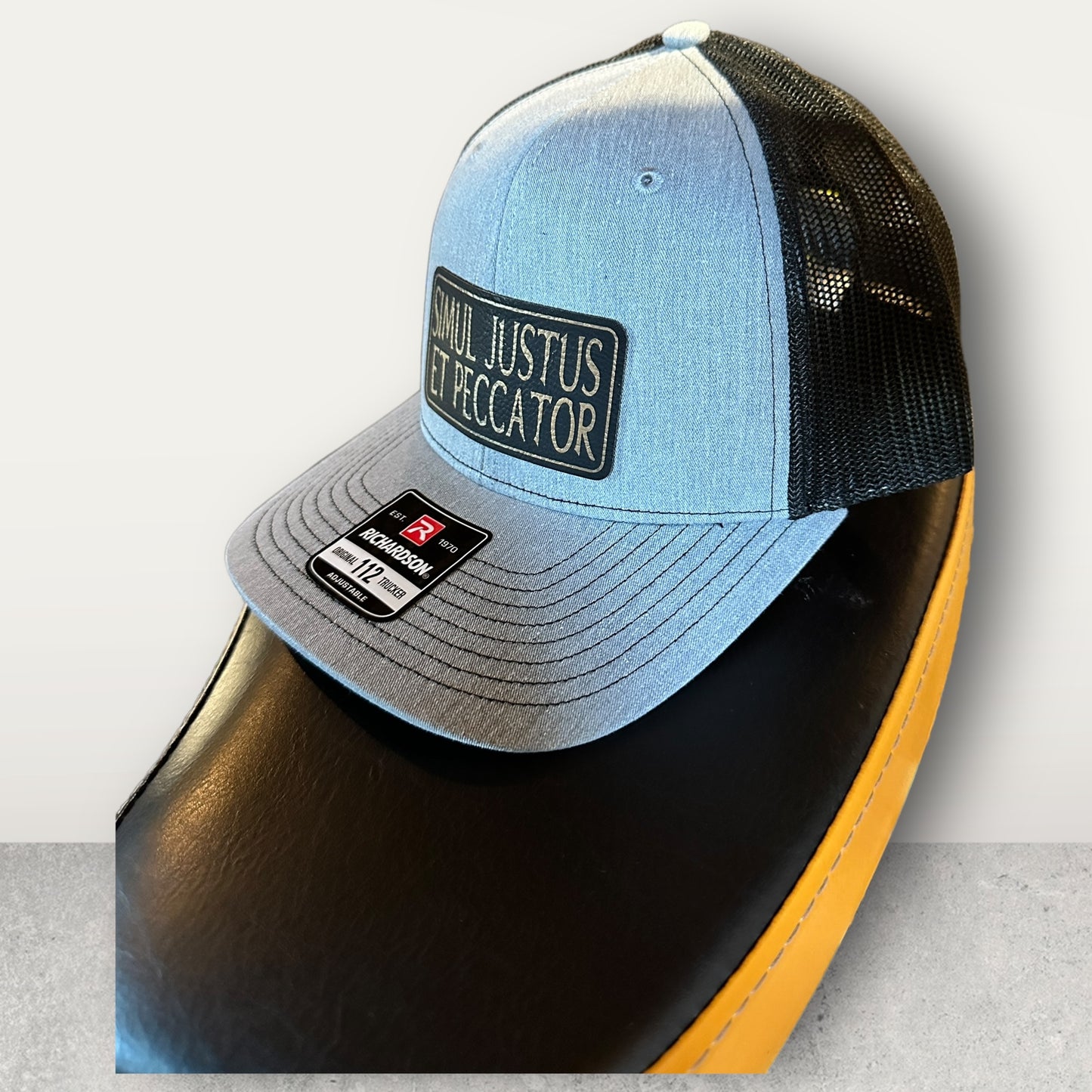"Simul Justus Et Peccator" (Simultaneously Justified and Sinner) Patch Hat
