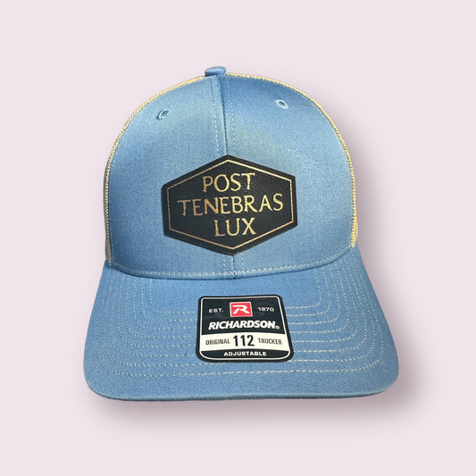 Post Tenebras Lux (After Darkness Light) patch Hat